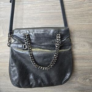Michael Kors Distressed Leather Bag‎ Crossbody Shoulder Bag Grunge Convertible